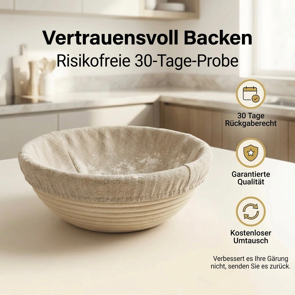 Gärkörbchen aus natürlichem Rattan