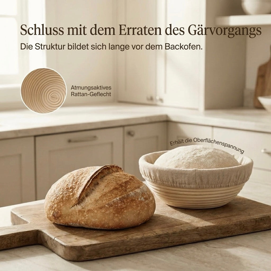 Gärkörbchen aus natürlichem Rattan