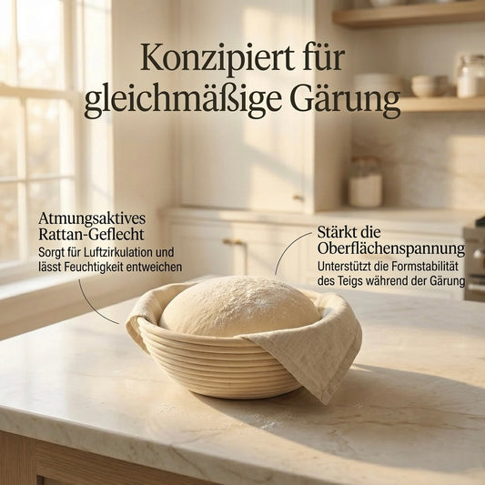 Gärkörbchen aus natürlichem Rattan