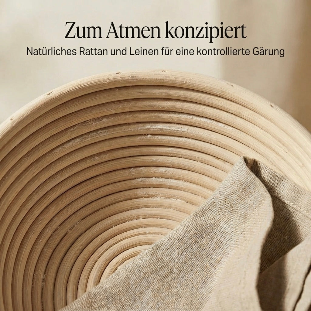 Gärkörbchen aus natürlichem Rattan