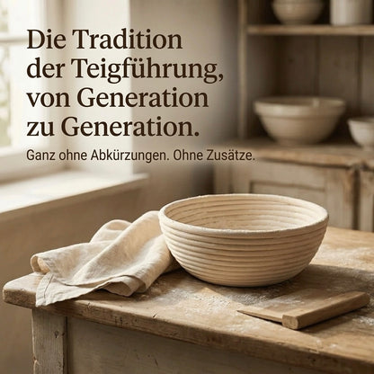 Gärkörbchen aus natürlichem Rattan